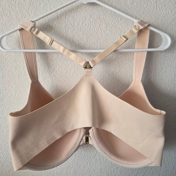 Thirdlove US Womens 38E 24/7 Perfect Coverage Racerback Bra Nude Ivory Comfort - Picture 3 of 6